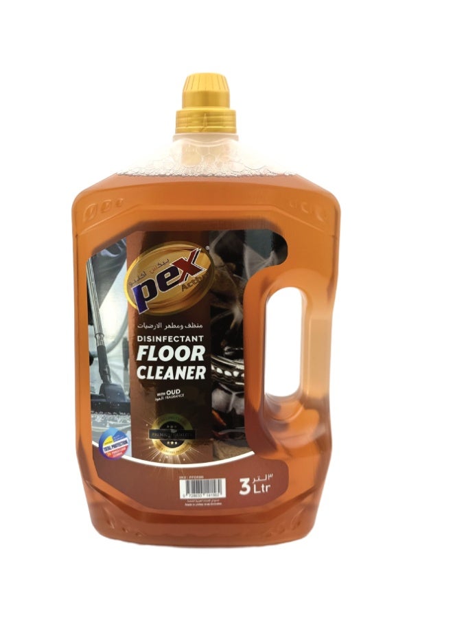 Pex Active Disinfectant Floor Cleaner – Oud 3 Litre - Image 1